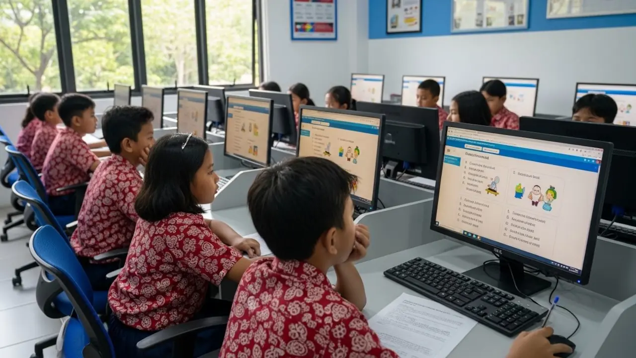 Simulasi TKA SD 2026 Tembus 98%: Awas Server Tumbang dan Jebakan Soal Numerasi Baru