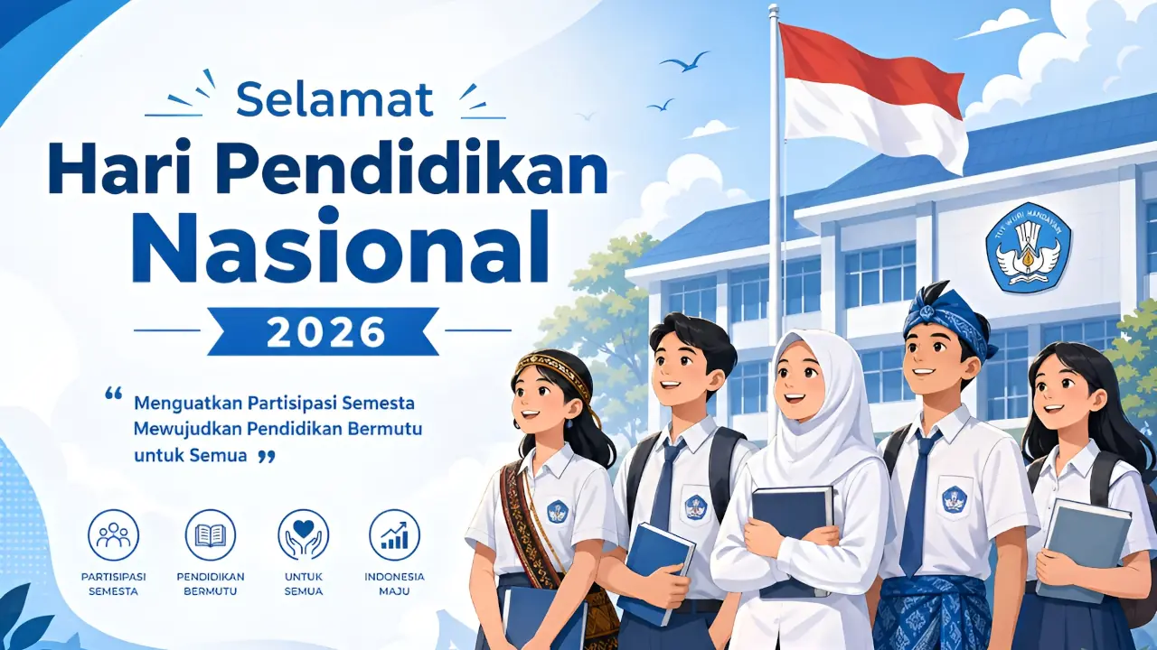 Pedoman Hardiknas 2026 Resmi Dirilis Kemendikdasmen